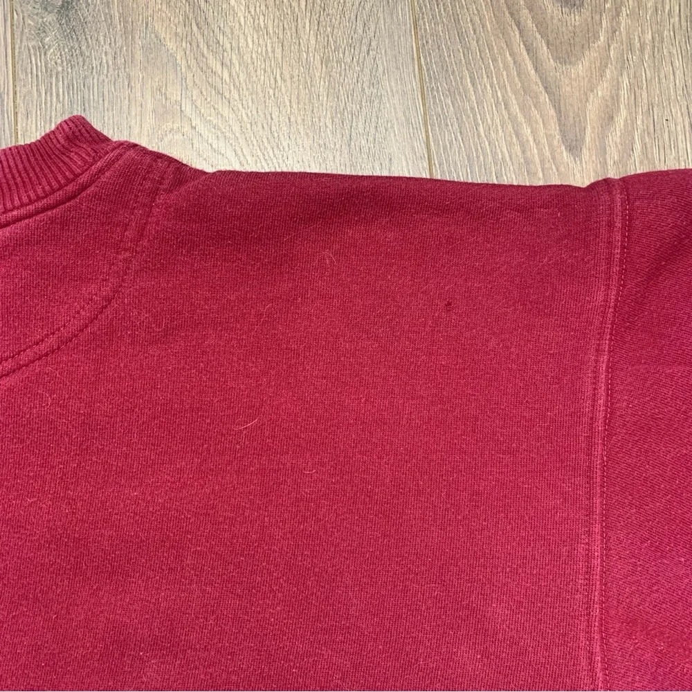 Vintage 90’s Harrods Burgundy Sweatshirt - Picture 14 of 17
